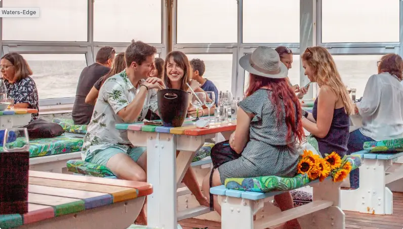 brass bell restaurant kalk bay cape town Water's Edge
